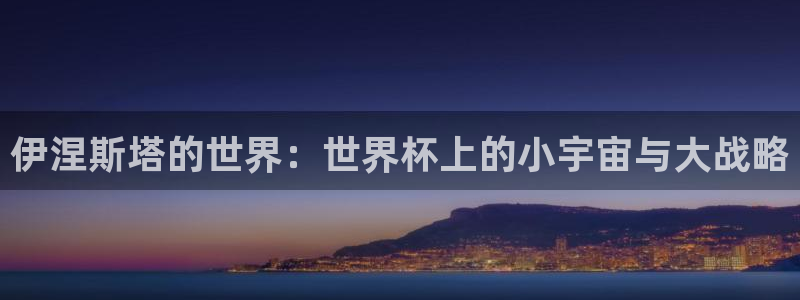 世界杯亚洲区预选赛赛程:伊涅斯塔的世界:世界杯上的小宇宙与大战略